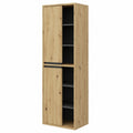 Vicco Badschrank Viola - Wandmontage, Artisan-Eiche, 50x170 cm