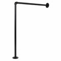Industrielle Kleiderstange für Flur und Schlafzimmer, 100 cm hoch, 30 cm tief