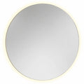 LED Spiegel Rund 80x80 cm | Neutralweiß Licht | Rahmenloses, modernes Design für Badezimmer & Flur