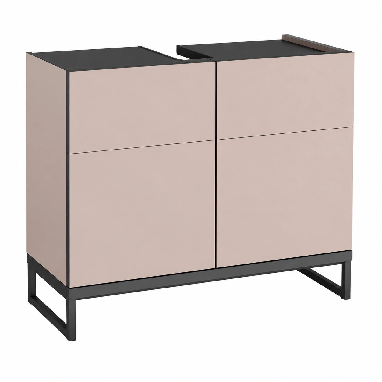 Venezia Waschtischunterschrank, 80 cm, Kaschmir-Finish, Badezimmerschrank